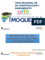 Capacitacion A Atm Sobre Desinfeccion y Cloracion Sap