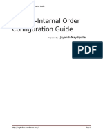 SAP-CO-Internal Order Configuration Guide: Jayanth Maydipalle