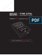 Scratch Live TTM 57SL 2.1 Manual