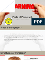 Paragraph (TS, SS, CS)