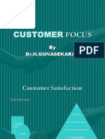 CLG TQM - Customer Focus