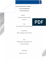 Texto Argumentativo Escuela y Educación