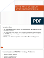 Investigating The Impact of Mobility Models On Manet Routing Protocols