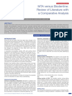 MTA Versus Biodentine: Review of Literature With A Comparative Analysis