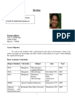 Usha Kiran CV