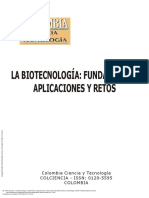 La Biotecnología Fundamentos, Aplicaciones y Retos - (PG 1 - 6)