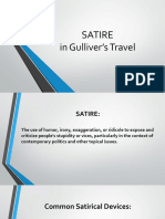 Satire in Gulliver's Travel