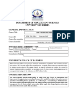 Course Outline SCM Format