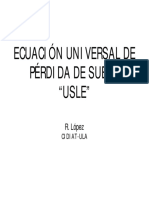 Ecuacion Universal de Perdida de Suelo (USLE)