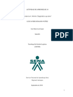 Evidencia 4 Informe "Diagnóstico Ejecutivo" or