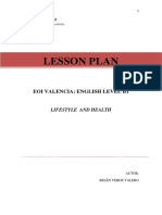 Lesson Plan: Eoi Valencia: English Level B1