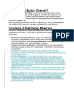 What Is A Distribution Channel