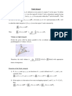 V V V Xyz V V: Triple Integral