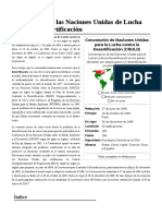 Convención de Las Naciones Unidas de Lucha Contra La Desertificación