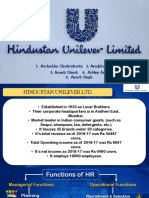 Presentation On Hindustan Unilever LTD