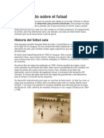 Conoce Todo Sobre El Futsal