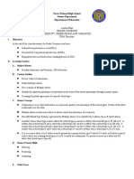 Lesson Plan Grade 9 Science Heredity: Inheritance and Variation DNA Structure