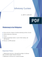 Phlebotomy Lecture 2018