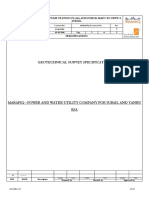 CV - Geotechnical Survey Specification. Rev A