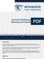 Electrical Maintenance Planning and Scheduling 2