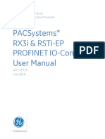 Pacsystems Rx3I & Rsti-Ep Profinet Io-Controller User Manual