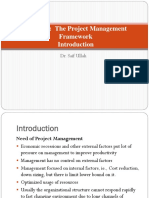 Section I: The Project Management Framework: Dr. Saif Ullah