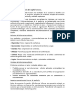 Informe de Auditoría Del Capital Humano