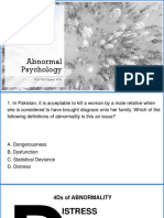 Abnormal Psychology V2