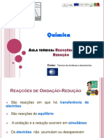 Reacções Redox e Electroquímica