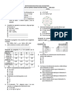 Nivelacion de Quimica Decimo