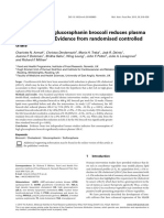 Diet Rich in High Glucoraphanin Broccoli Reduces Plasma LDL Cholesterol: Evidence From Randomised Controlled Trials