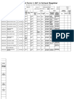 School Form 1 (SF 1) School Register