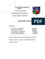 Informe Química Orgánica Nro 1 Jueves 2a4