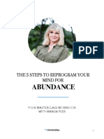 The 5 Steps To Reprogram Your Mind For Abundance Masterclass With Marisa Peer Workbook Evergreen PDF