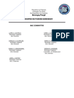 Bac Committee: Barangay Pangil Tanggapan NG Punong Barangay