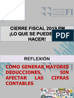 Cierre Fiscal 2019