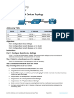 16.5.2 Lab - Secure Network Devices