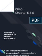 CFAS: Chapter 5 & 6