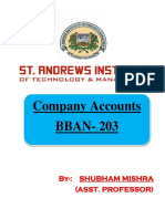 2.2 Underwriting of Shares & Debentures