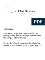 1.types of Text Structure