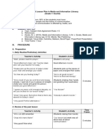 A Detailed Lesson Plan in Media and Information Literacy