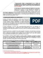 Resultado Da 1 Fase e Convocação para 2 Fase (Exames de Saúde