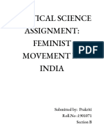 Feminist Movements in India