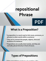 Prepositional Phrase