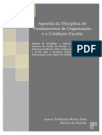 IBF - Apostila Da Disciplina Defundamentos de Organização e o Cotidiano Escolar PDF