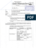 Guidelines On Leave Application PDF