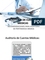 Recomendaciones para Auditoria de Pertinencia Medica