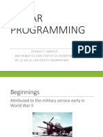 Linear Programming For BSA Students