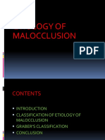 Presentation1 ETIOLOGY OF MALOCCLUSION