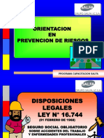 Orientación en Prevención de Riesgos